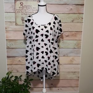 Torrid Heart Blouse size 2